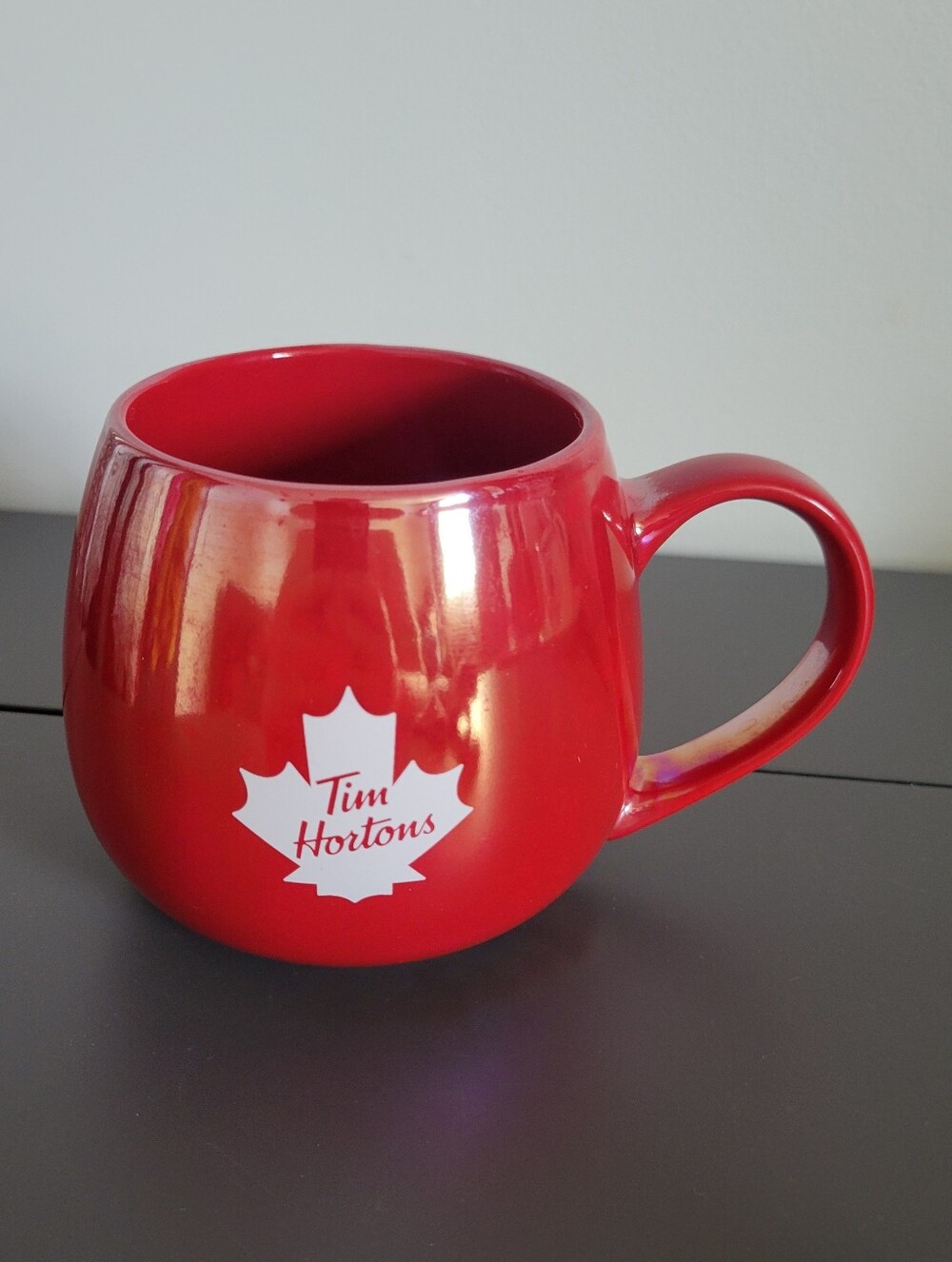 Tim Hortons Red Luster Iridescent Coffee Mug 2020